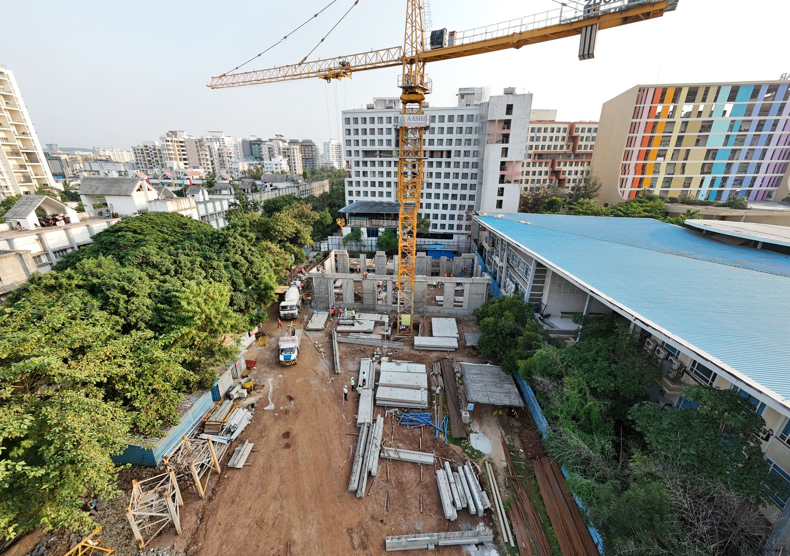 Aashi Solutions precast site work